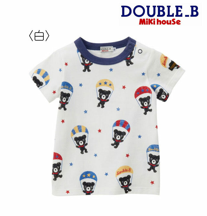 MIKI HOUSE Double B Made in Japan Short-Sleeve T-shirt no-2919