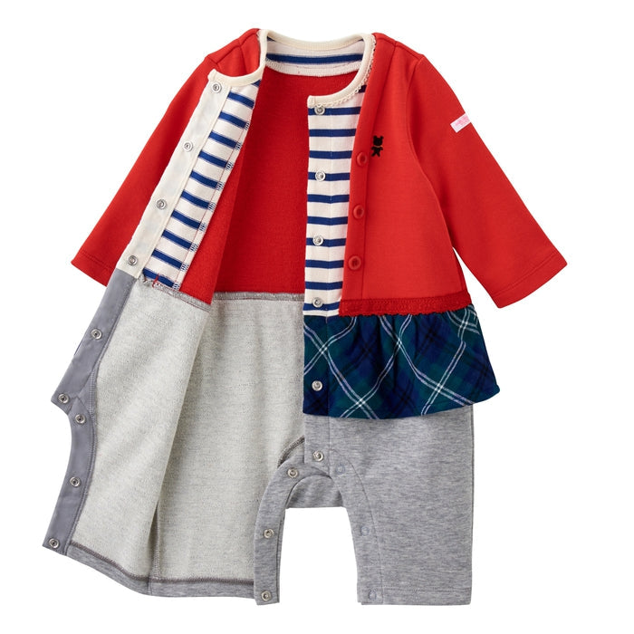 Mikihouse - Separate-look Coverall - 70cm