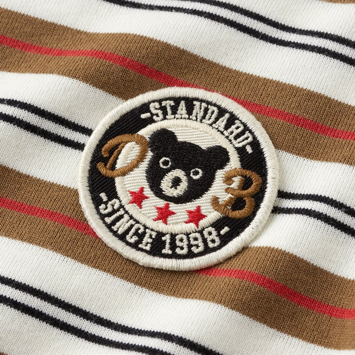 Double B - Striped Short-sleeve T-shirt - 100-120cm