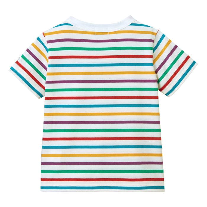 Double B - Striped Short-sleeve T-shirt - 110-150cm