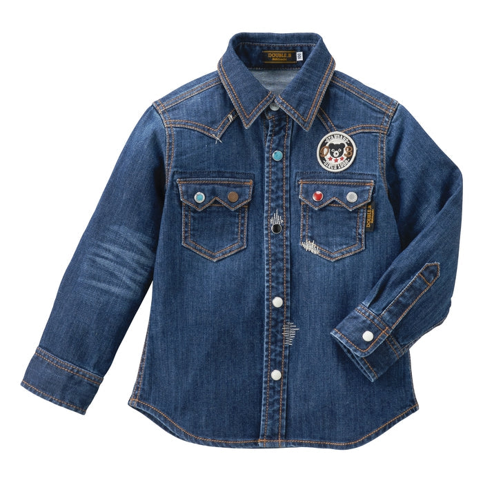 Double B - Long-sleeve Shirt - 90-150cm