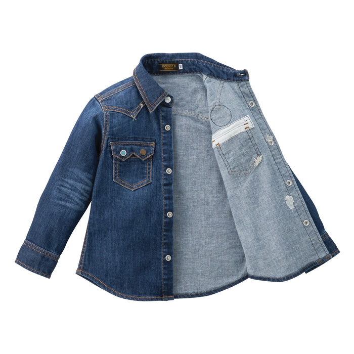 Double B - Long-sleeve Shirt - 90-150cm