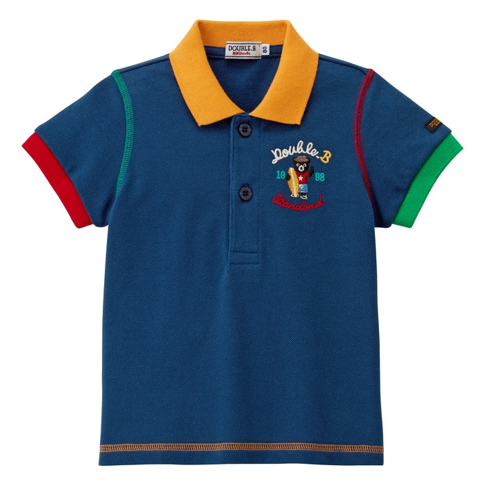 Double B - Mr. B Short-sleeve Polo Shirt - 80cm