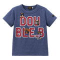 Double B - Embroidered Graphic Short-Sleeved T-Shirt - 90cm-120cm