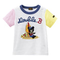 Double B - Embroidered Graphic Short-Sleeved T-Shirt - 110cm-130cm