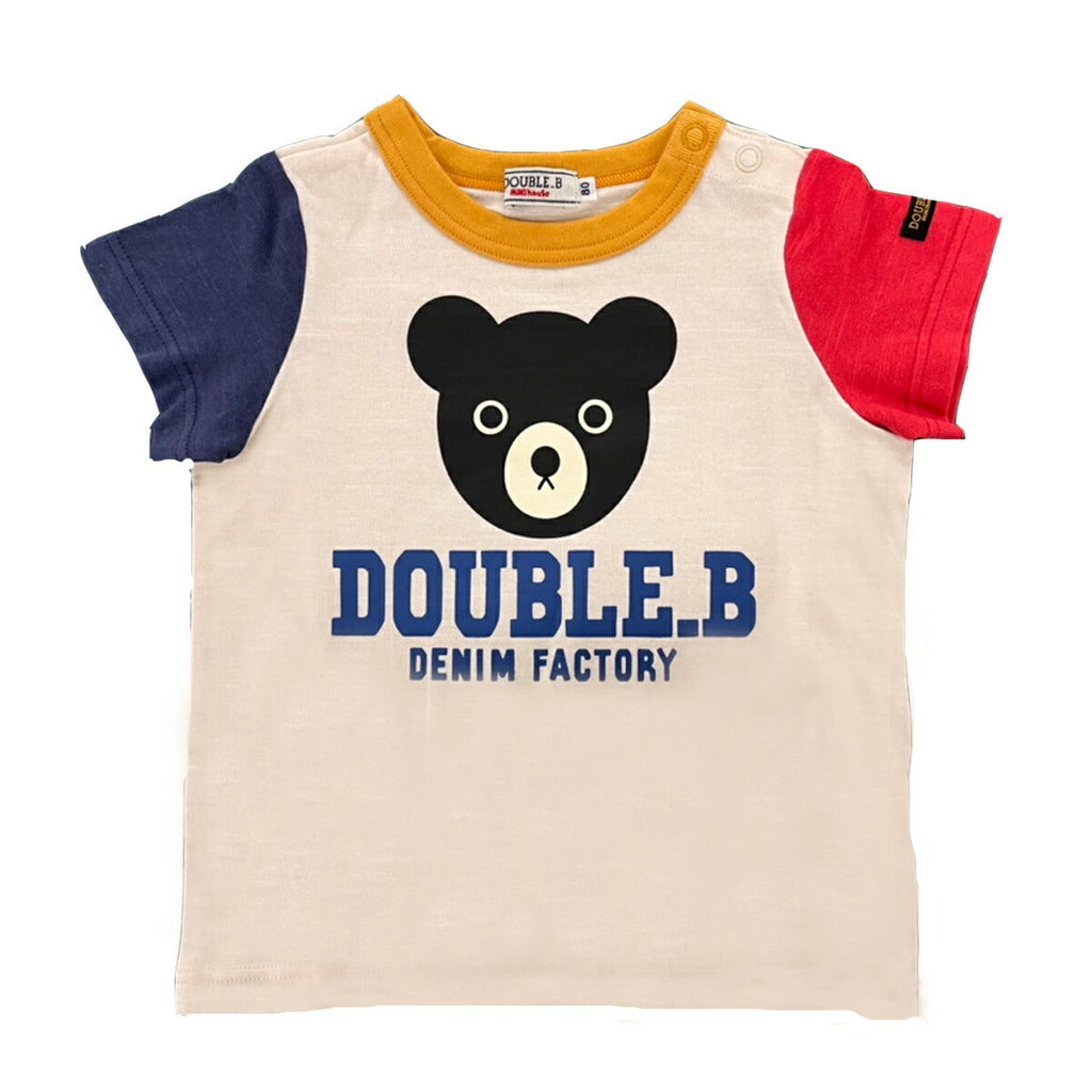 MIKI HOUSE Double B Bear Short-Sleeve T-shirt no-3098-a