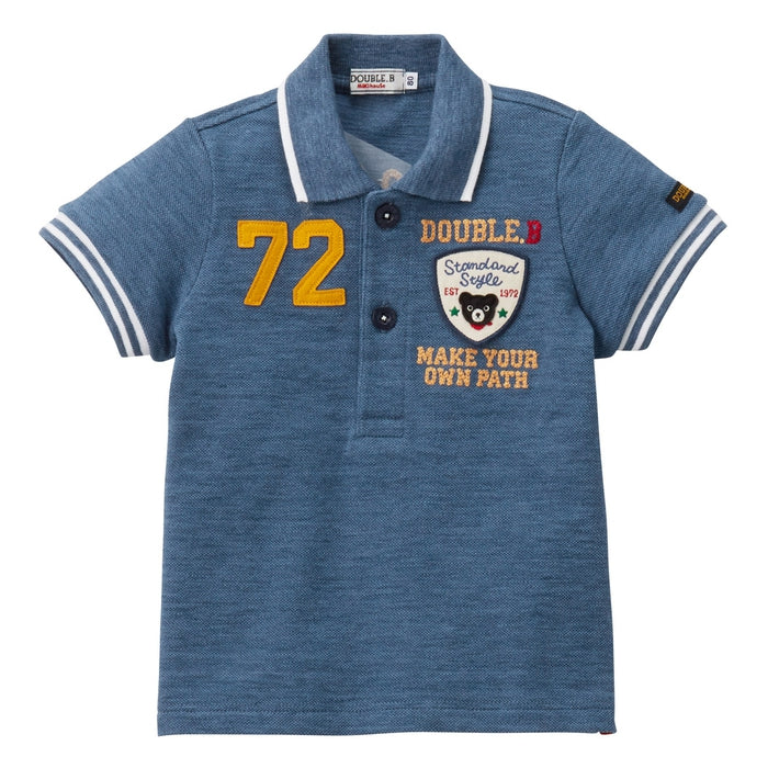 Double B - Short-sleeve Polo Shirt - 80-140cm