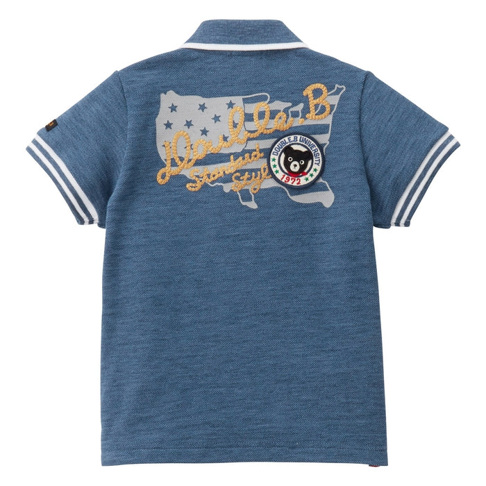Double B - Short-sleeve Polo Shirt - 80-140cm