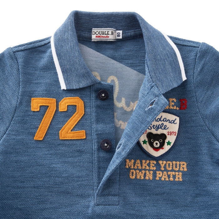 Double B - Short-sleeve Polo Shirt - 80-140cm