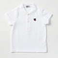 Double B - Polo Shirt with Black Bear Embroidery on Chest Made in Japan Baby Kids Junior Boys Girls - 100-130cm