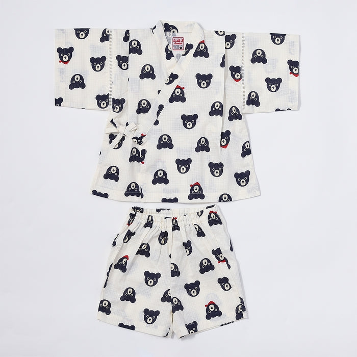 Double B - Double BB-kun All-over Print Jinbei Suit Made in Japan Baby Kids - 100-120cm