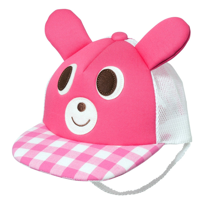 Hot Biscuit - Beans-kun & Cabbit-chan Face Mesh Cap Hat for Boys and Girls - 46-50cm