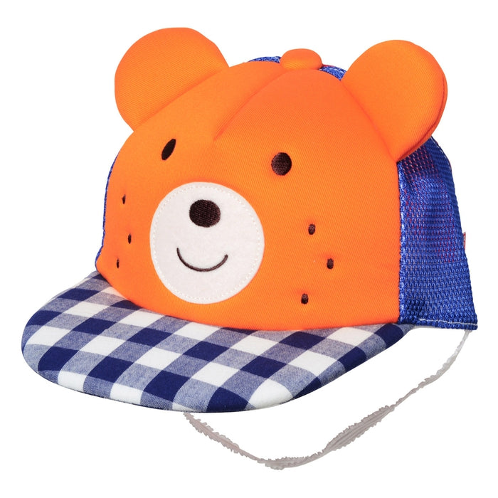 Hot Biscuit - Beans-kun & Cabbit-chan Face Mesh Cap Hat for Boys and Girls - 46-50cm