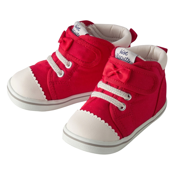 Hot Biscuit - Ribbon Second Baby Shoes (No Shoe Box) Boys Girls Kids Baby - 13-15cm