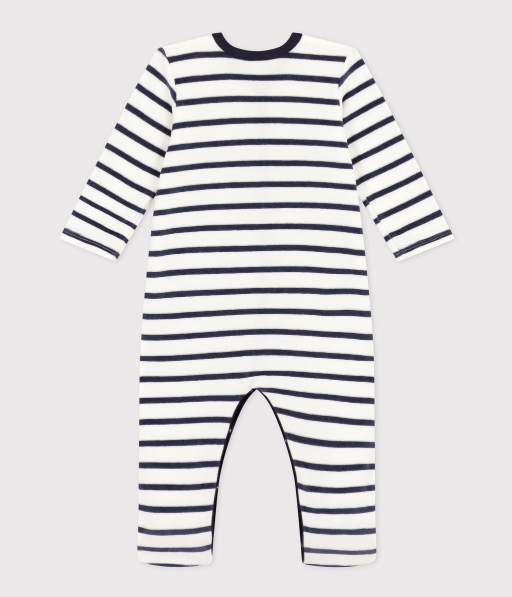 PB-NG031 - Petit Bateau Baby pyjamas in cotton to stripes