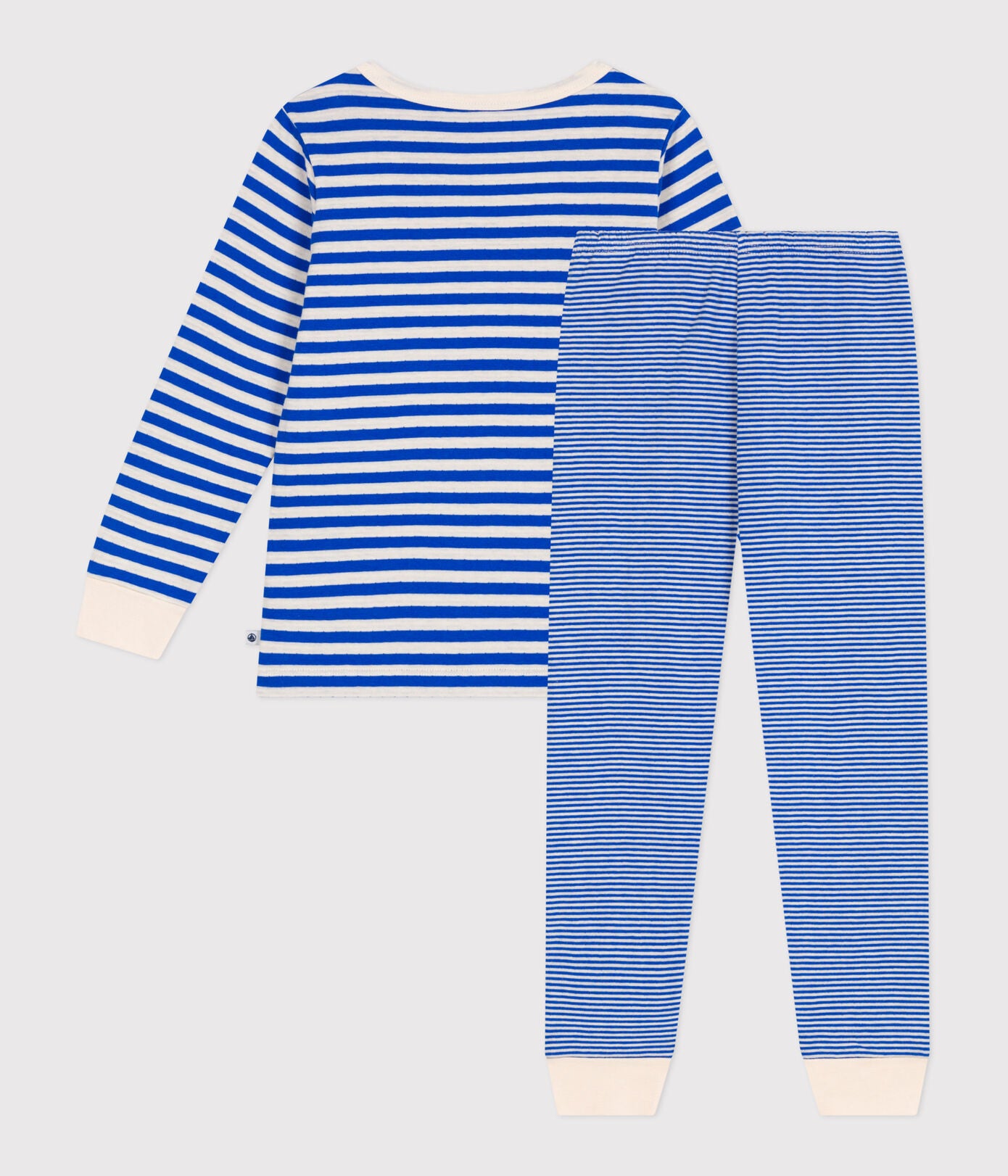 PB-TB043 - Petit Bateau Boys striped tubique cotton pyjamas