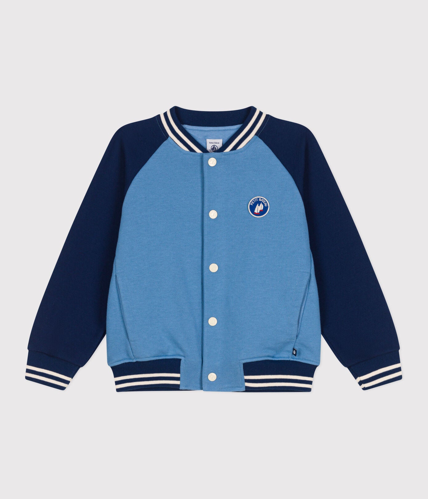 PB-TB029 - Petit Bateau Boys Teddy Jacket - Alaska/Medieval