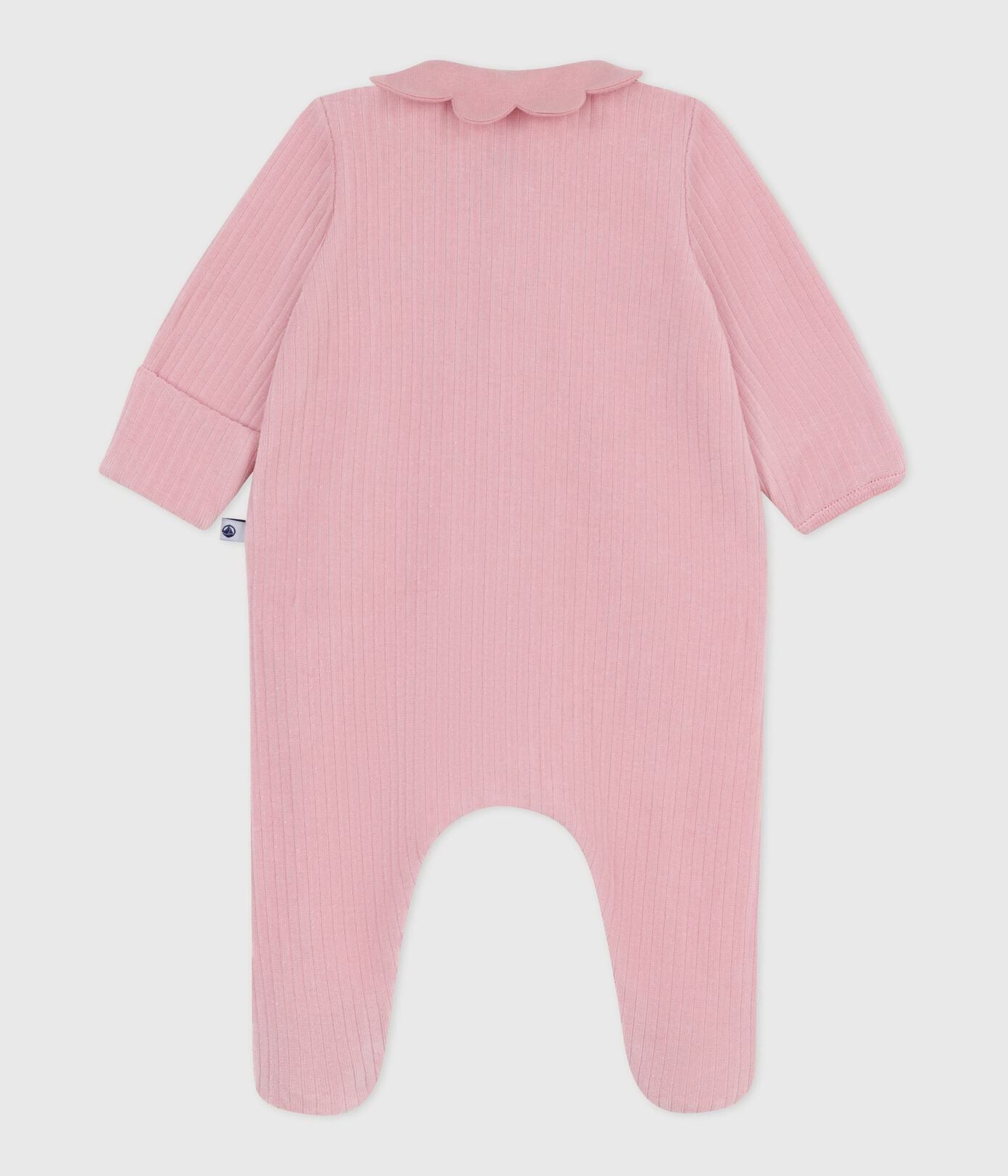 PB-NG023 - Petit Bateau Baby Velour Pyjamas (Pink)