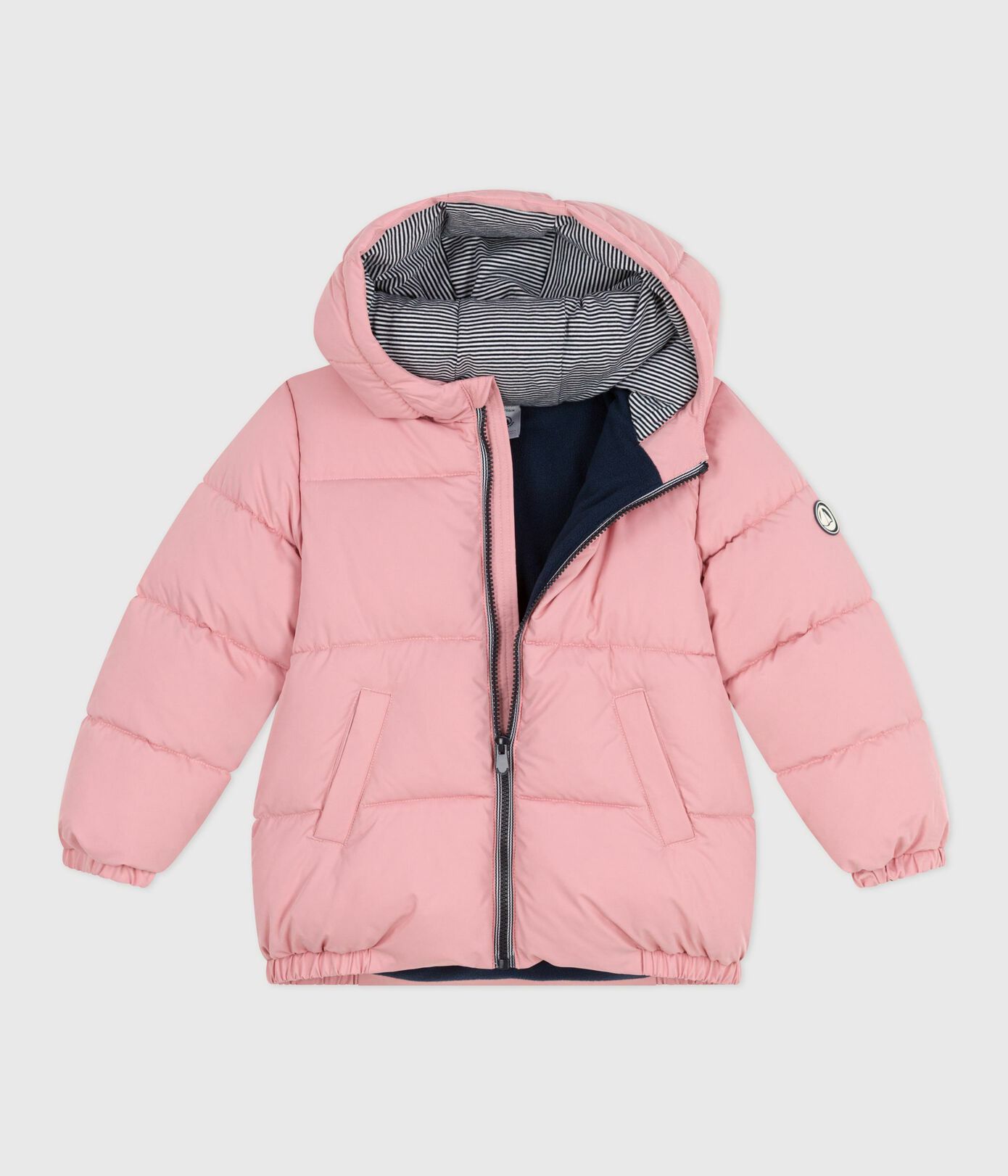 PB-TG033 - Petit Bateau Girls Puffer Jacket - Pink