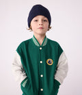 PB-TB027 - Petit Bateau Boys Teddy Jacket - Evergreen/Milk