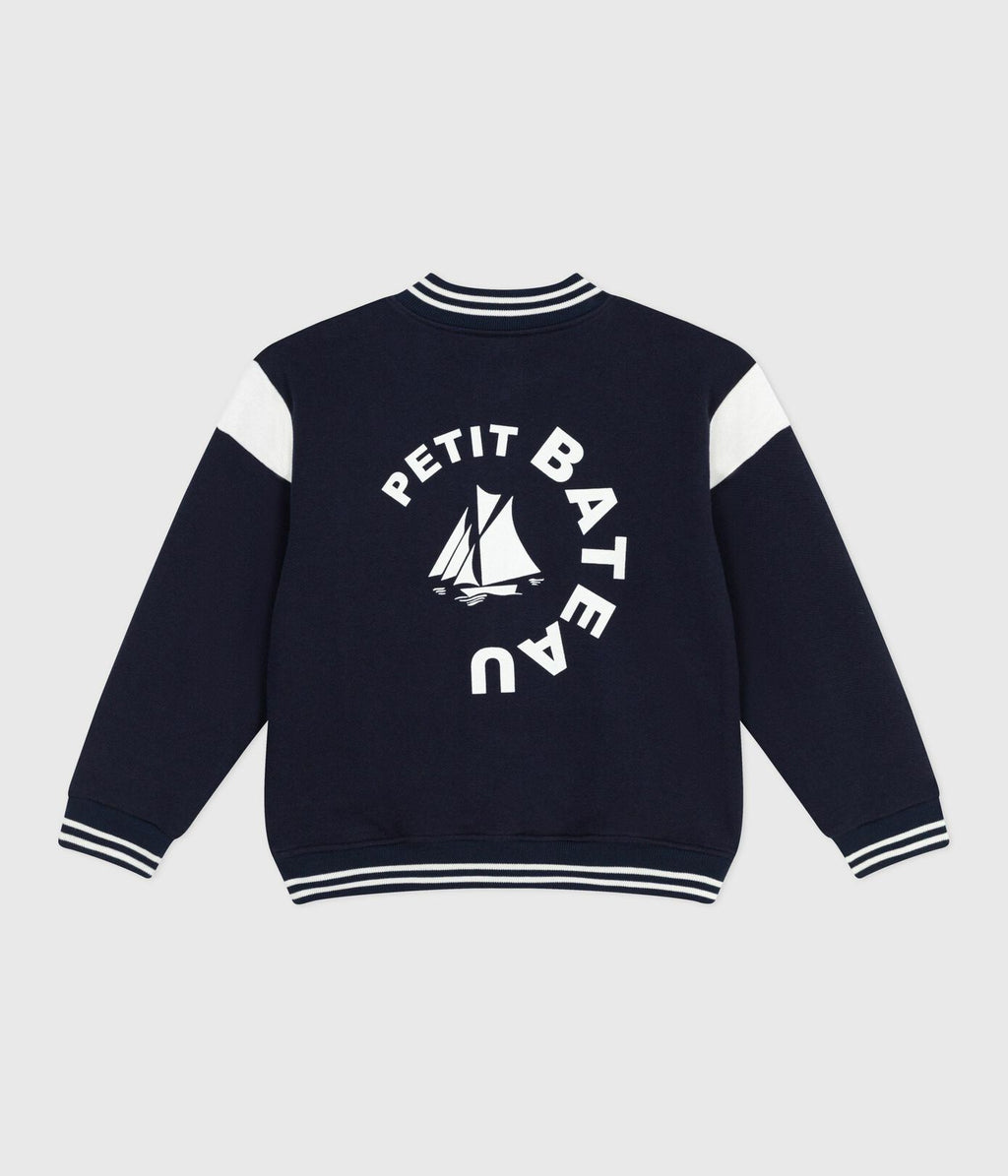 PB-TB021 - Petit Bateau Cotton teddy-style jacket for boys