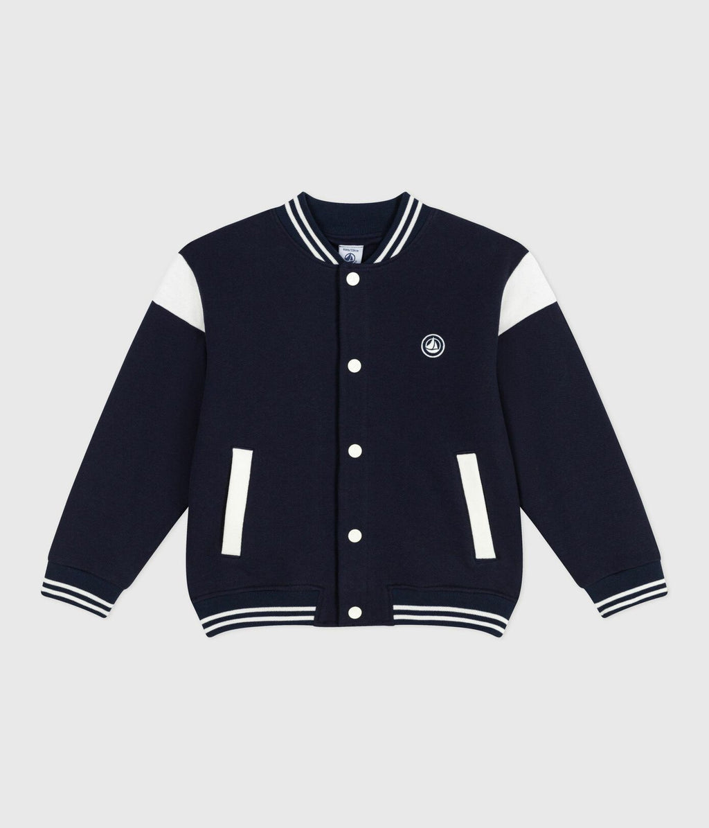 PB-TB021 - Petit Bateau Cotton teddy-style jacket for boys