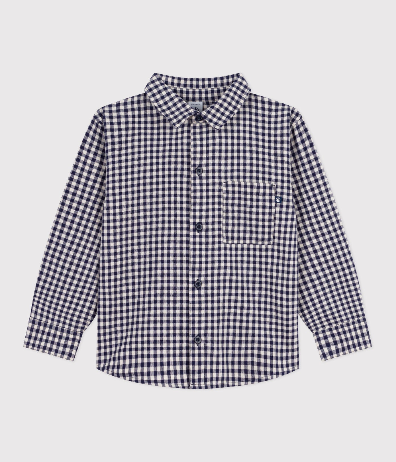 PB-TB049 - Petit Bateau Boys cotton check shirt