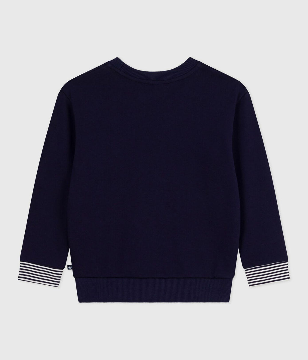 PB-TB045 - Petit Bateau Boys printed cotton sweatshirt