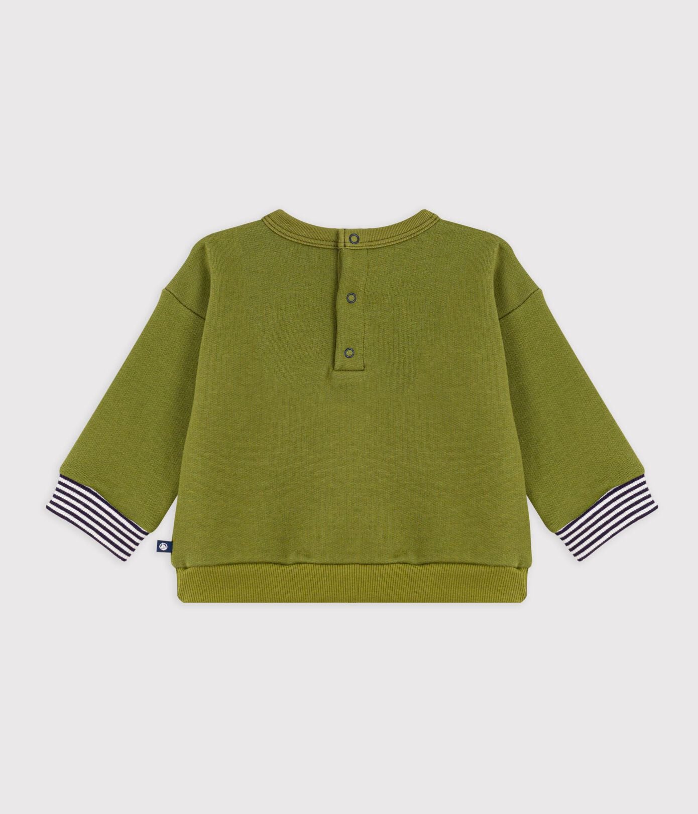 PB-NB042 - Petit Bateau Baby Sweatshirt with vintage motif (Cedar)