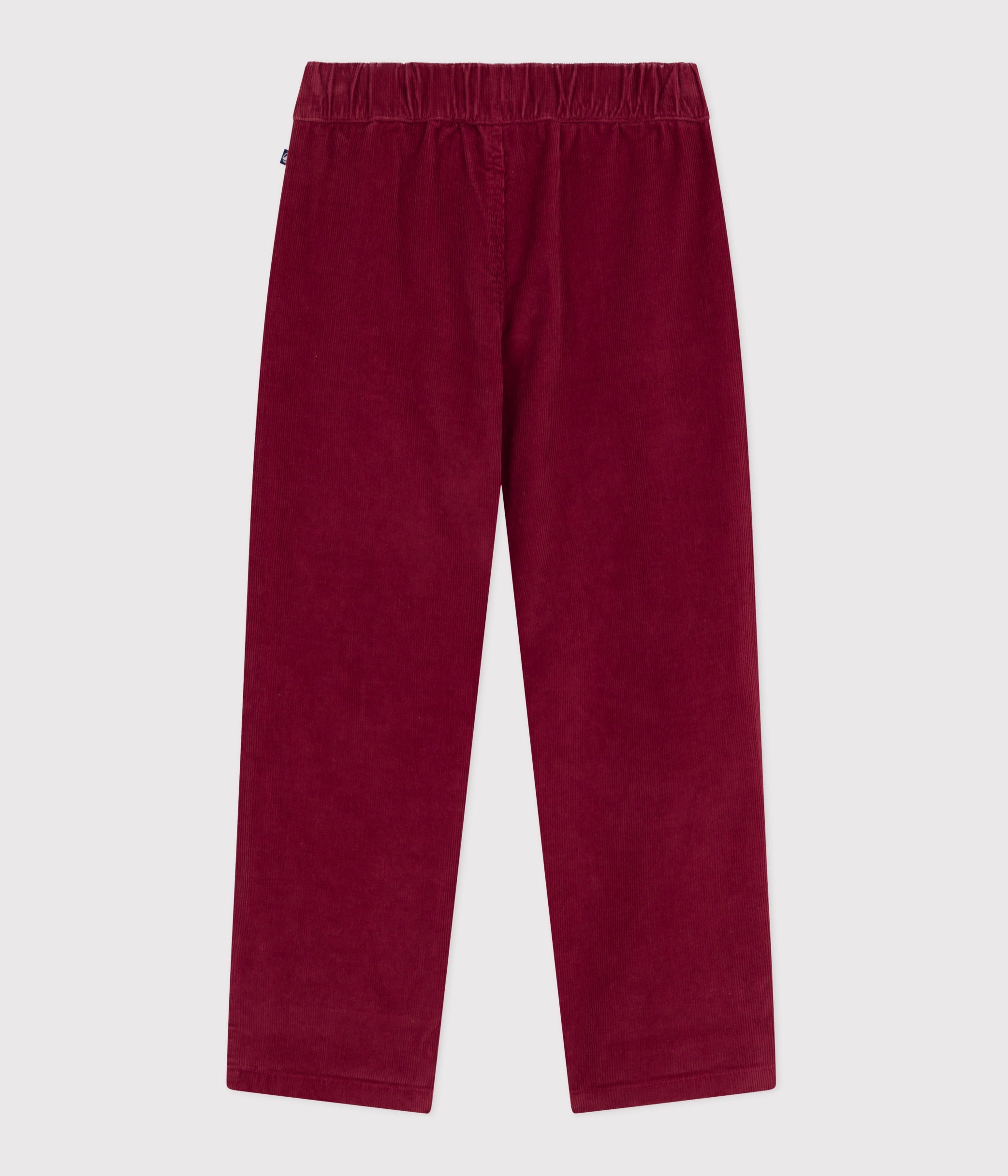 PB-TB037 - Petit Bateau Velvet Straight-Leg Trousers