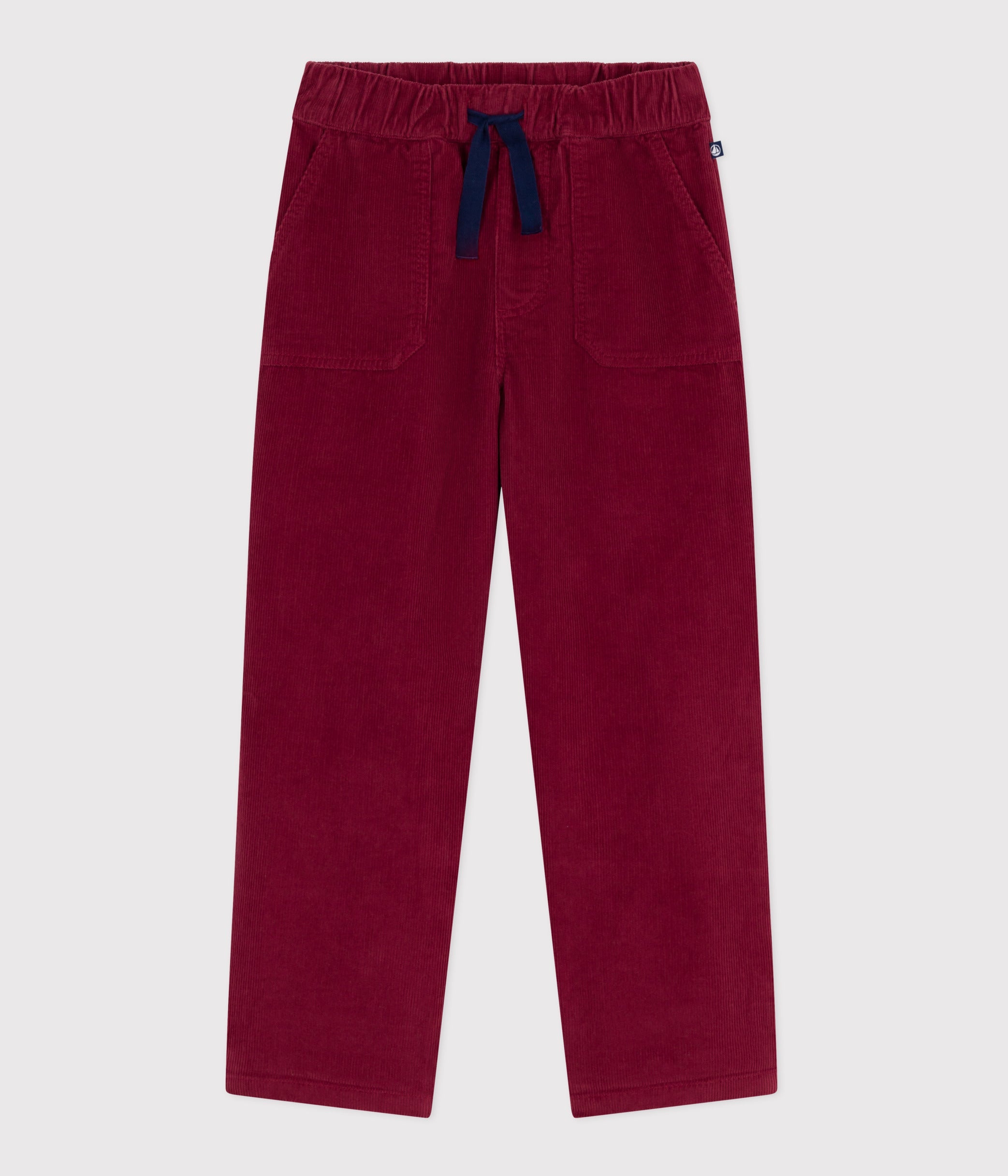 PB-TB037 - Petit Bateau Velvet Straight-Leg Trousers