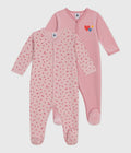 PB-NG032 - Petit Bateau Baby set of pyjamas in cotton with print