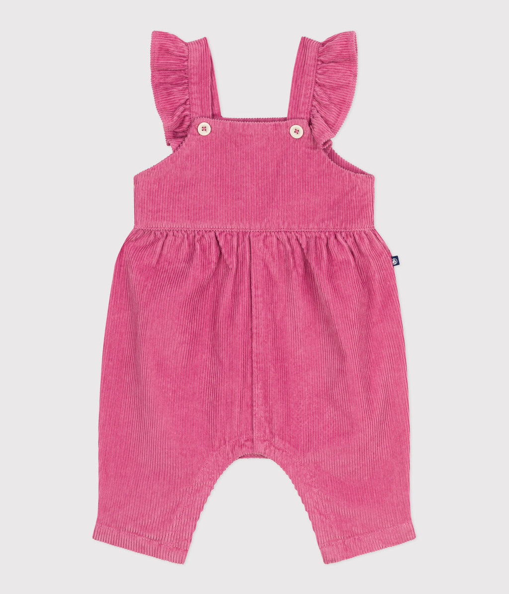 PB-NG038 - Petit Bateau Baby Dungarees - Boudoir