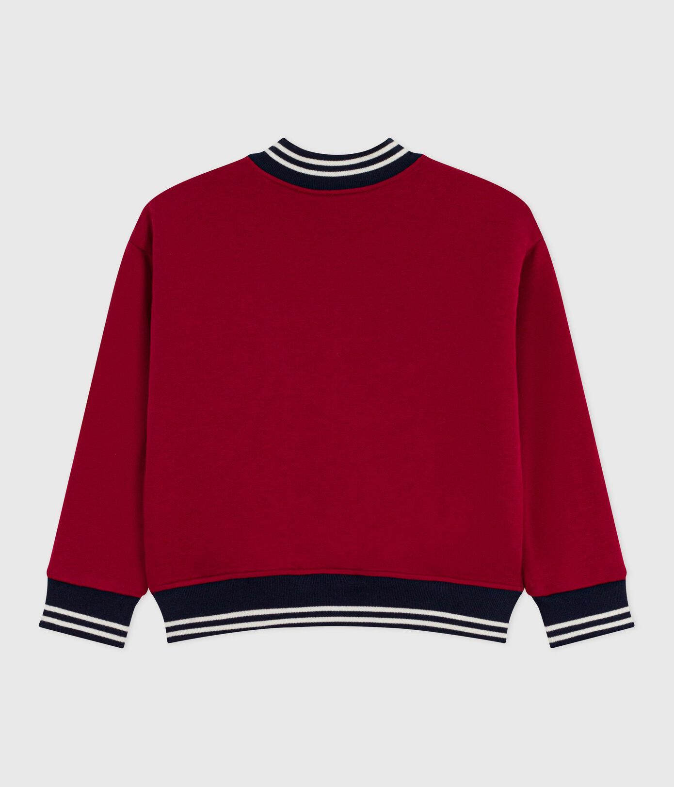 PB-TB028 - Petit Bateau Boys Teddy Jacket - Amarante