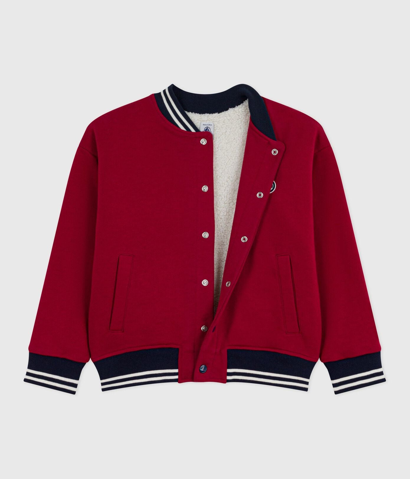 PB-TB028 - Petit Bateau Boys Teddy Jacket - Amarante