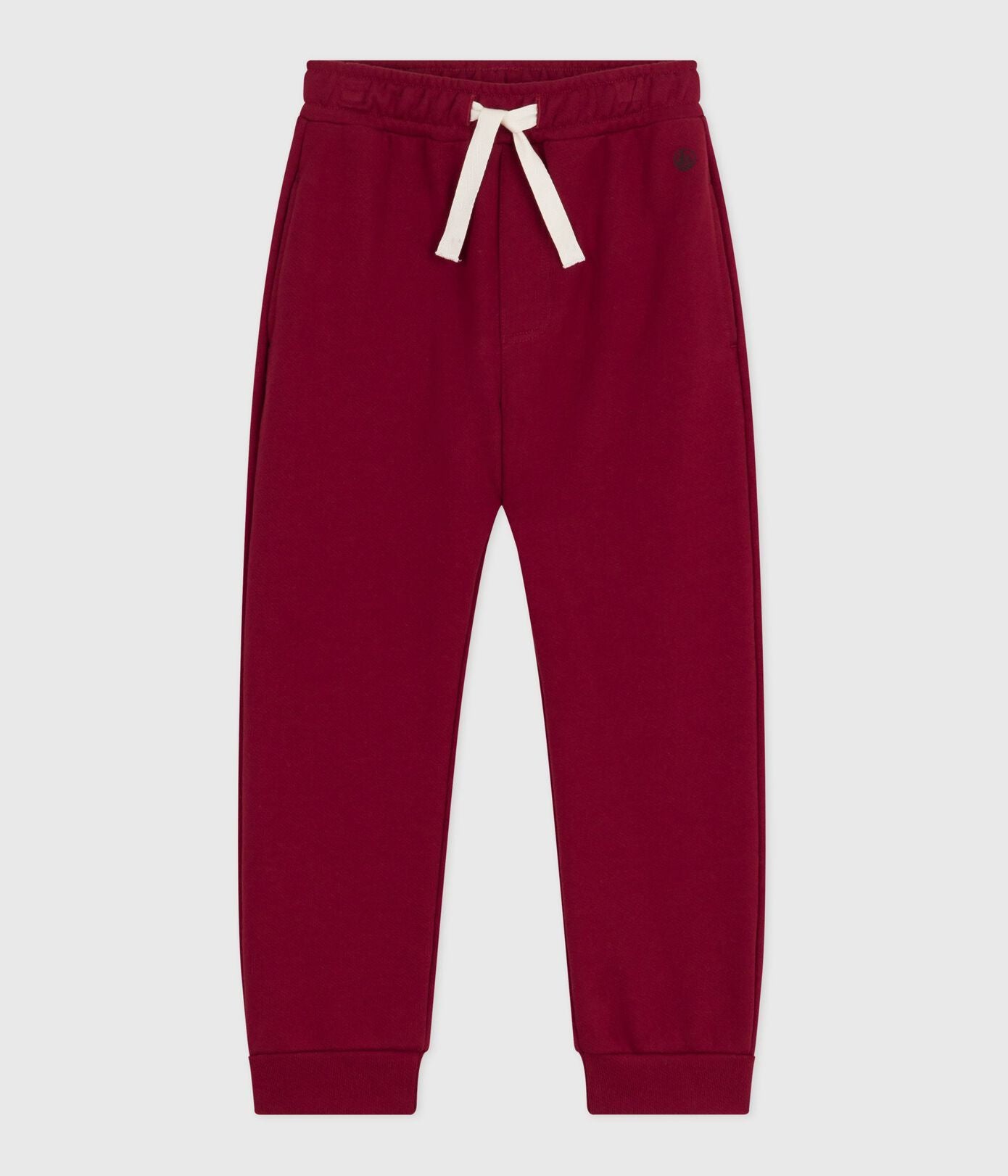 PB-TB047 - Petit Bateau Kid's plain cotton joggers