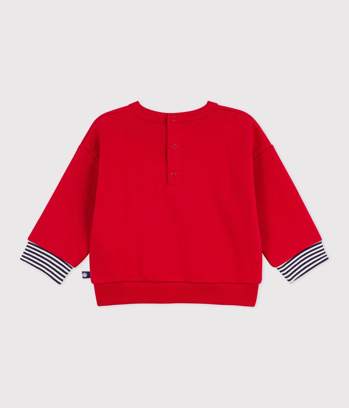 PB-NB044 - Petit Bateau Baby Sweatshirt with patterned