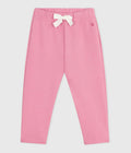 PB-NG012 - Petit Bateau Solid cotton baby trousers (Pink)