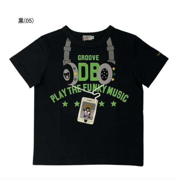 Double B - Double BB-kun FUNKY MUSIC Short-Sleeved T-Shirt Boys Made in Japan Kids - 120cm