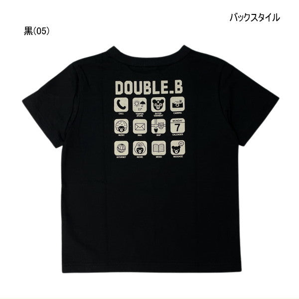 Double B - Double BB-kun FUNKY MUSIC Short-Sleeved T-Shirt Boys Made in Japan Kids - 120cm