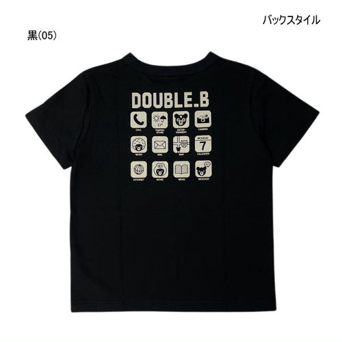 Double B - Double BB-kun FUNKY MUSIC Short-Sleeved T-Shirt Boys Made in Japan Kids - 120cm