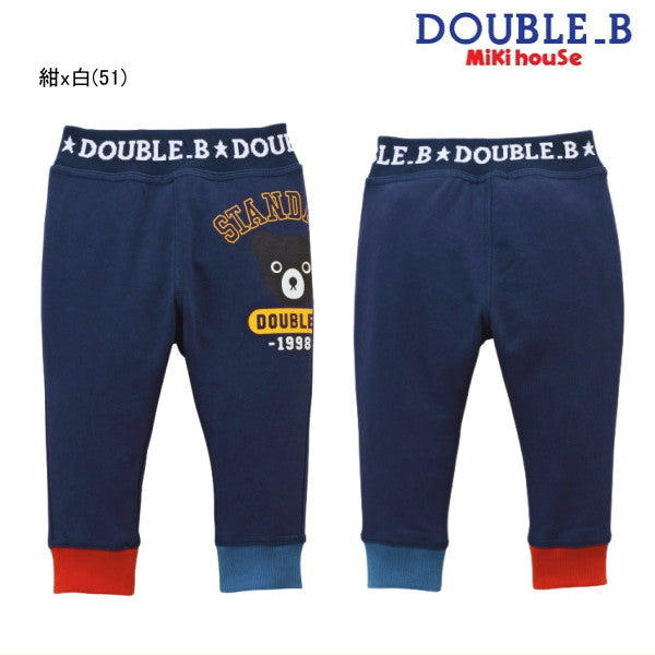 Double B - Waist Logo Sweat Pants Boys Kids Baby - 80cm
