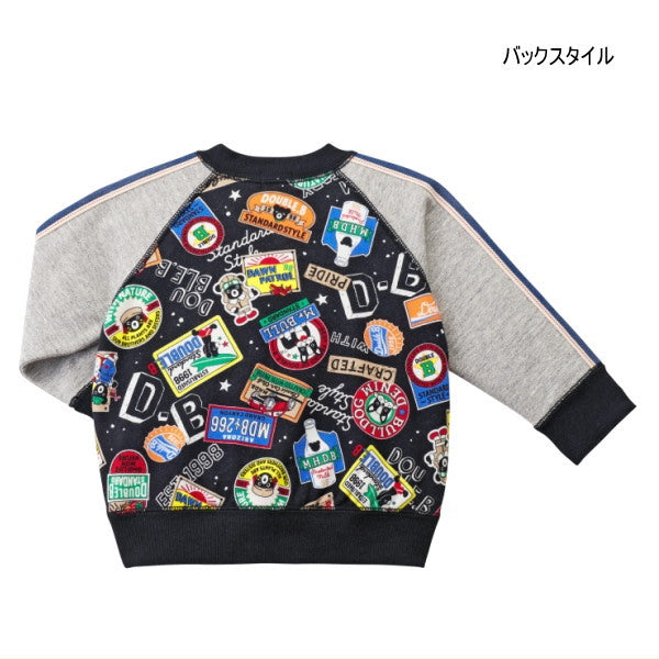 Double B - 50%OFF Chest Denim With Pocket Sweatshirt Boys Made in Japan Kids Baby - 100cm