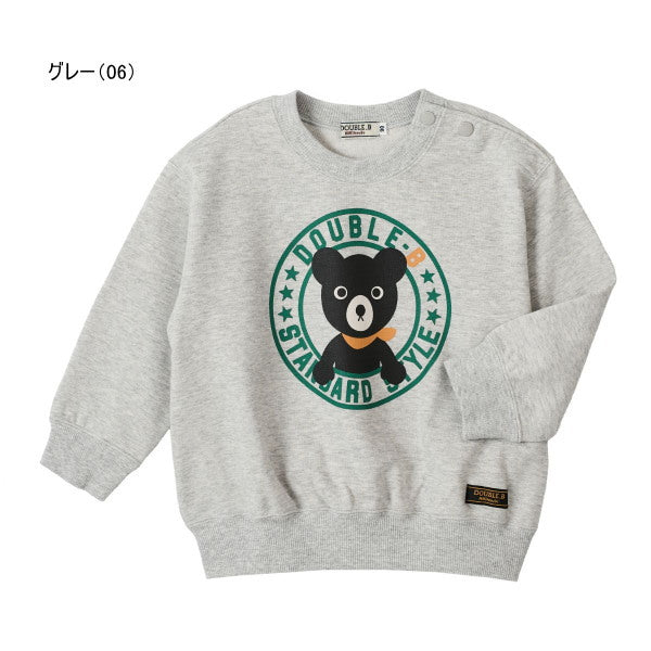 MK-NB175 - Double B Long Sleeves Tshirt (Grey)