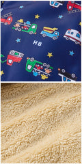Hot Biscuit - Fleece-lined Jumpsuit Boys Girls Baby - S(70~80cm
