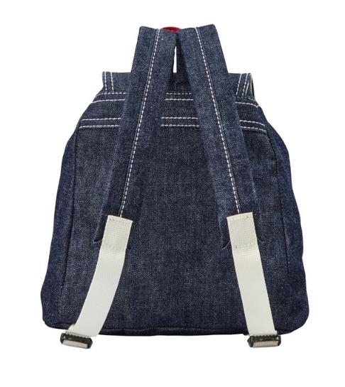 MIKI HOUSE Bear Denim Made in Japan Backpack no-2832