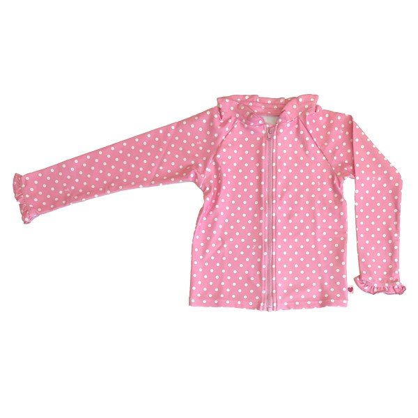 MIKI HOUSE UV Protection Dot Long-Sleeve Rashguard no-2812