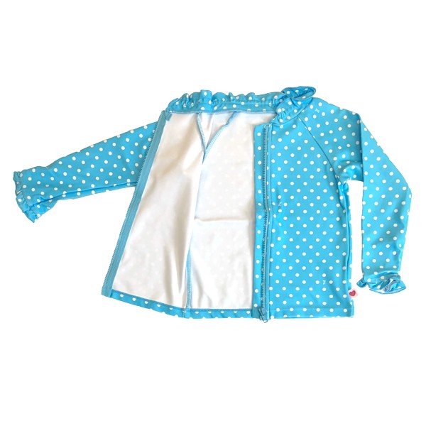 MIKI HOUSE UV Protection Dot Long-Sleeve Rashguard no-2812-a