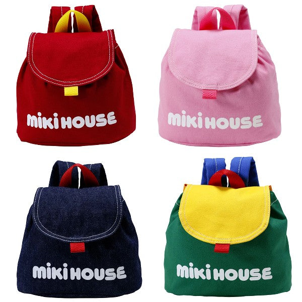 MIKI HOUSE Logo Made in Japan Backpack no-3025