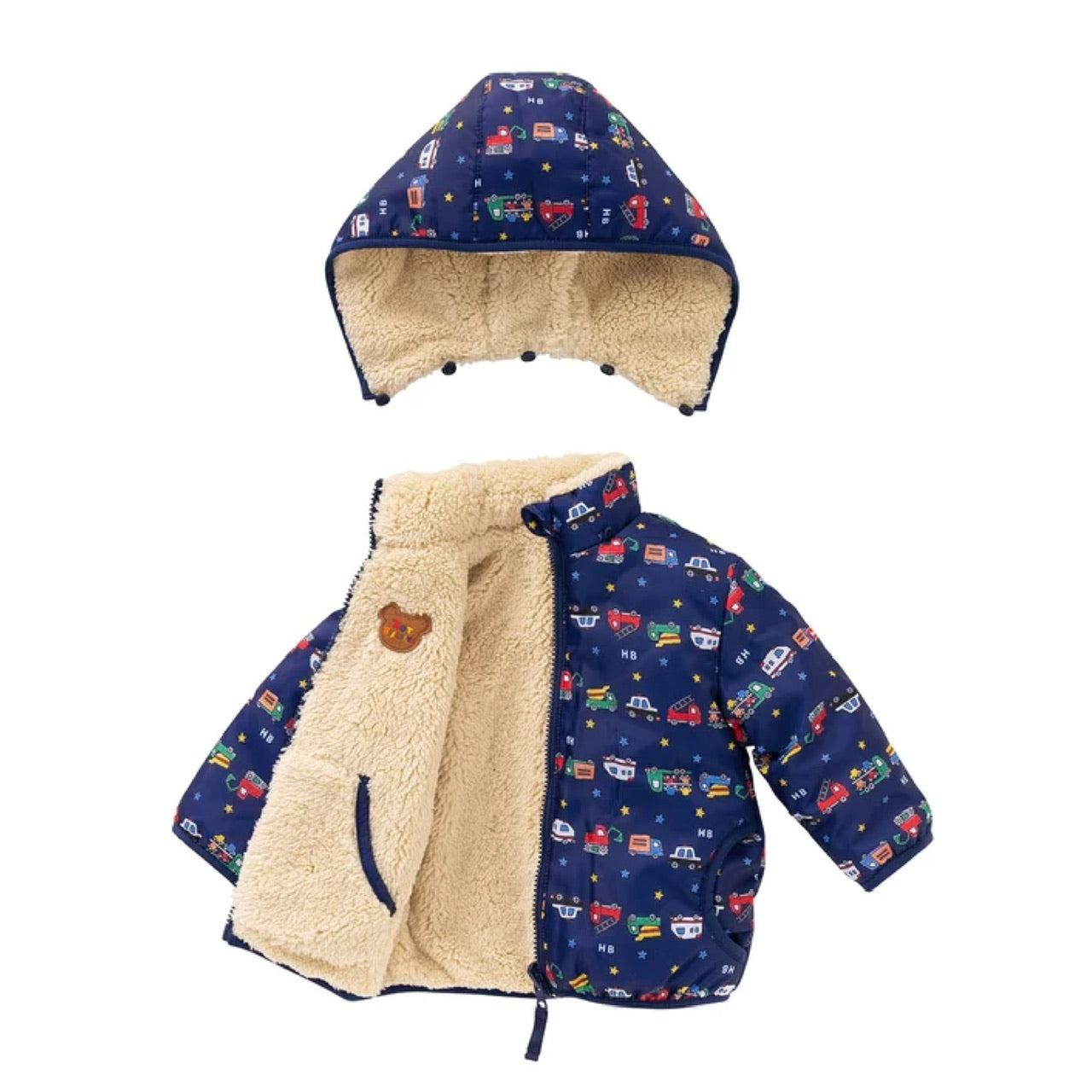 MIKI HOUSE Hot Biscuits Floral Jacket no-3082
